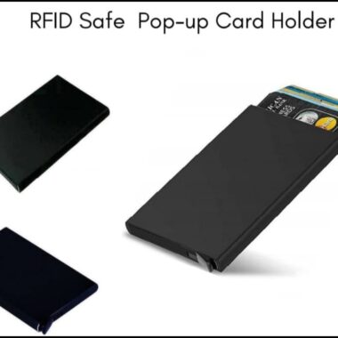 RFID Safe Pop-up Card Holder