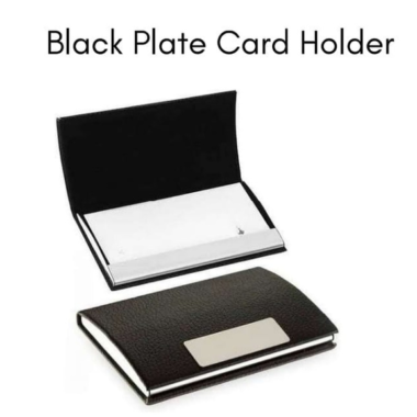 Black Plate Card Holder