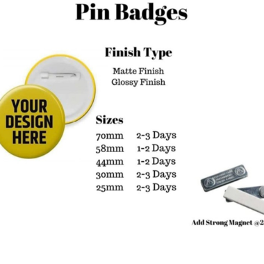 Pin Badges